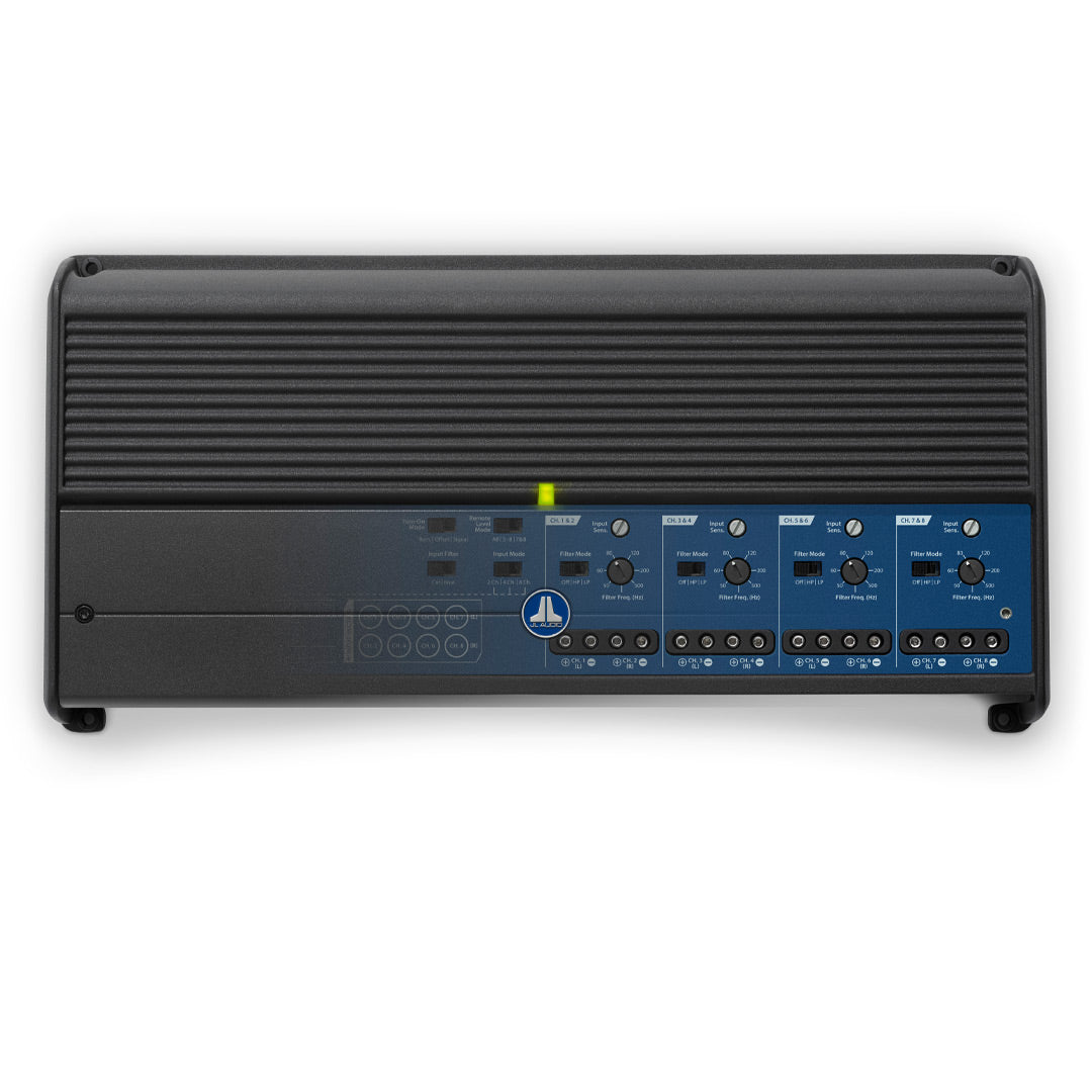 JL Audio XDM800/8, XDM Series Class D 8 Channel System Amplifier - 800 Watts RMS (OB)