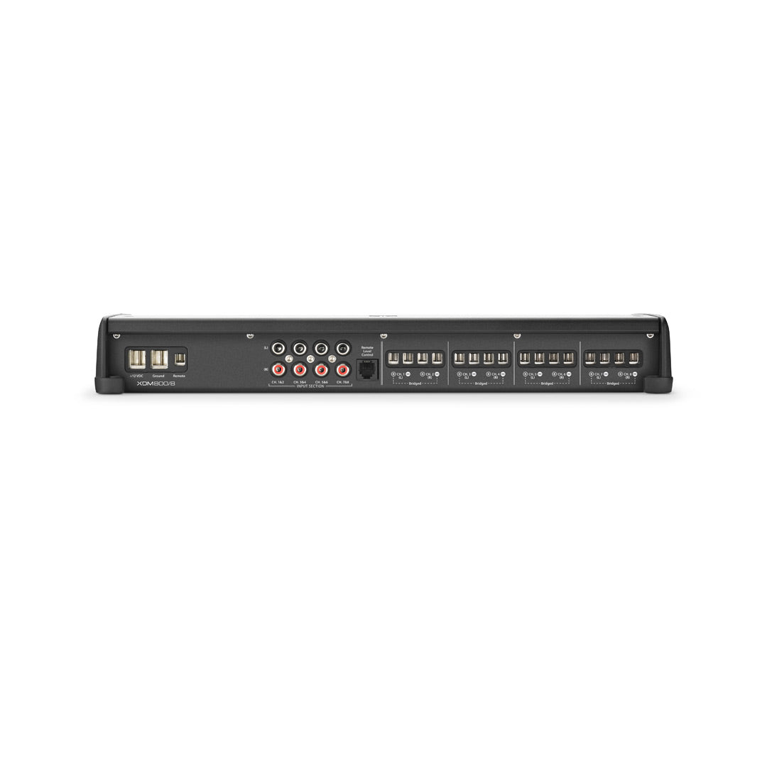 JL Audio XDM800/8, XDM Series Class D 8 Channel System Amplifier - 800 Watts RMS (OB)