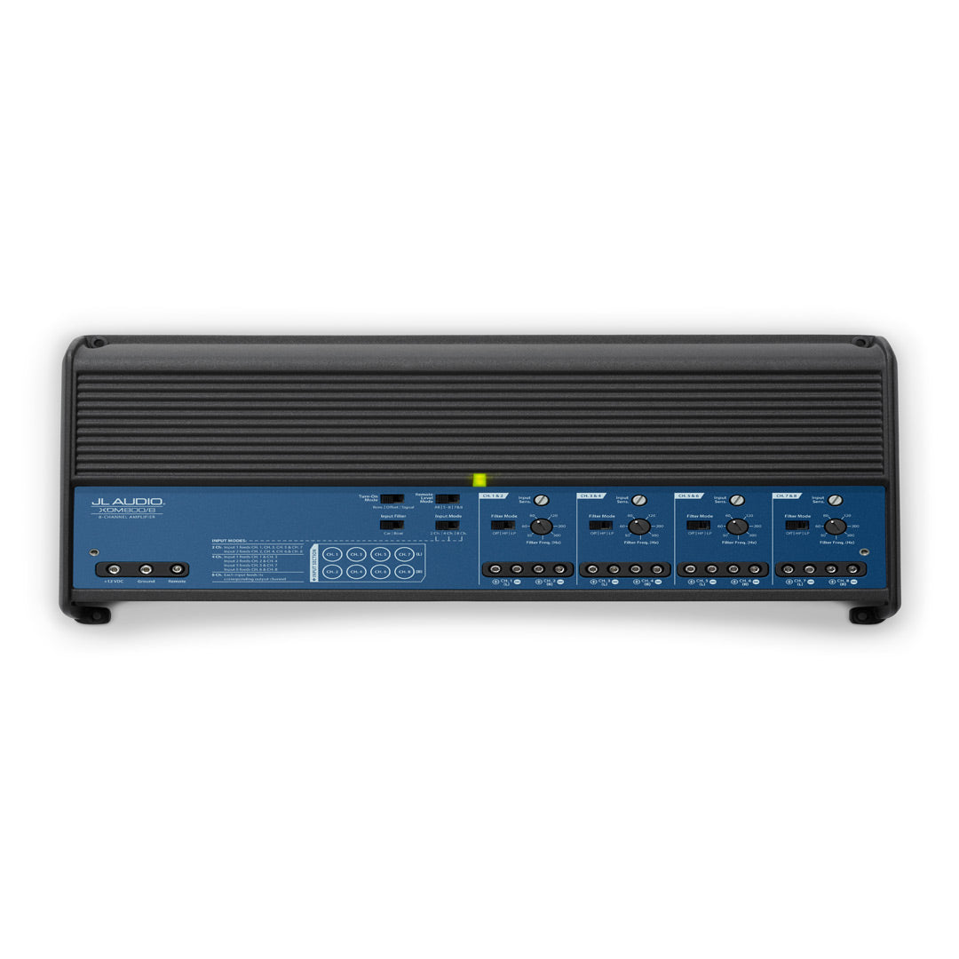 JL Audio XDM800/8, XDM Series Class D 8 Channel System Amplifier - 800 Watts RMS (OB)