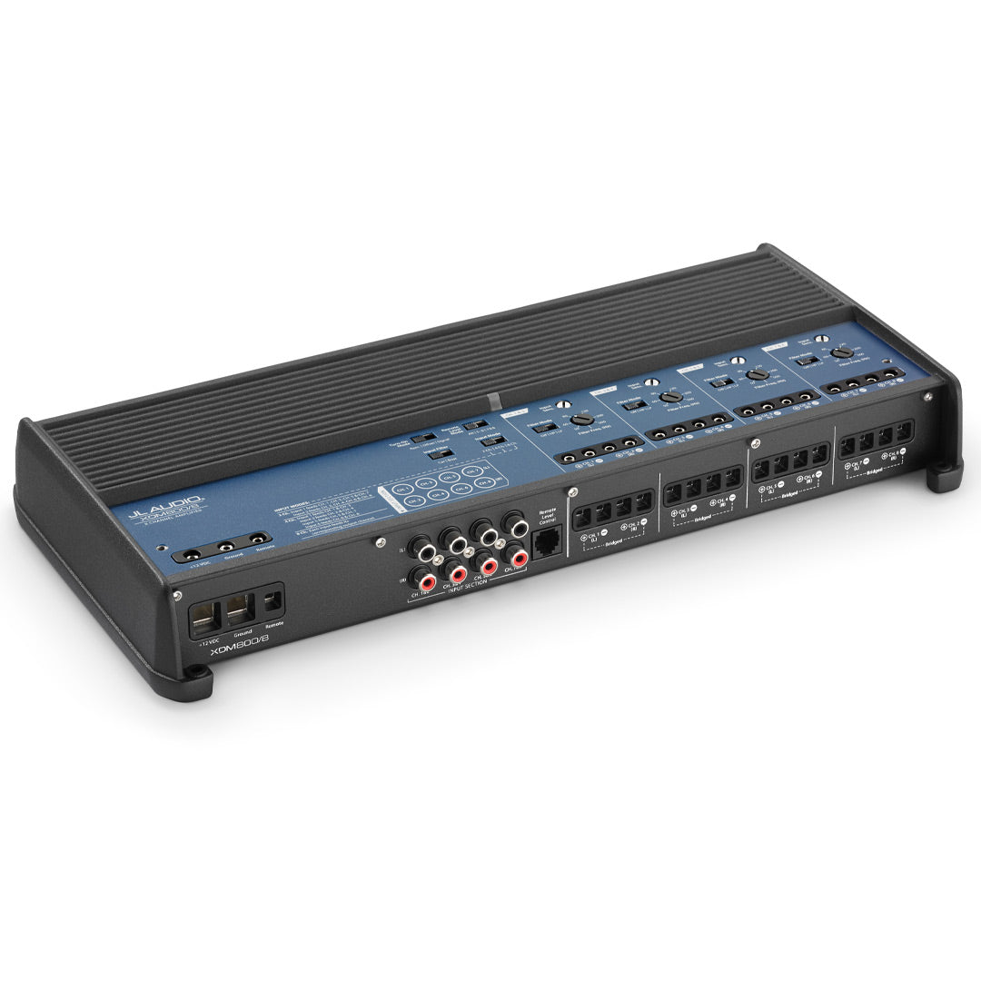 JL Audio XDM800/8, XDM Series Class D 8 Channel System Amplifier - 800 Watts RMS (OB)