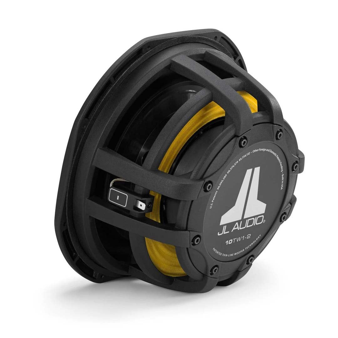 JL Audio 10TW1-4, TW1 Series 10" Single 4-ohm Shallow Mount Subwoofer, 300W (OB)