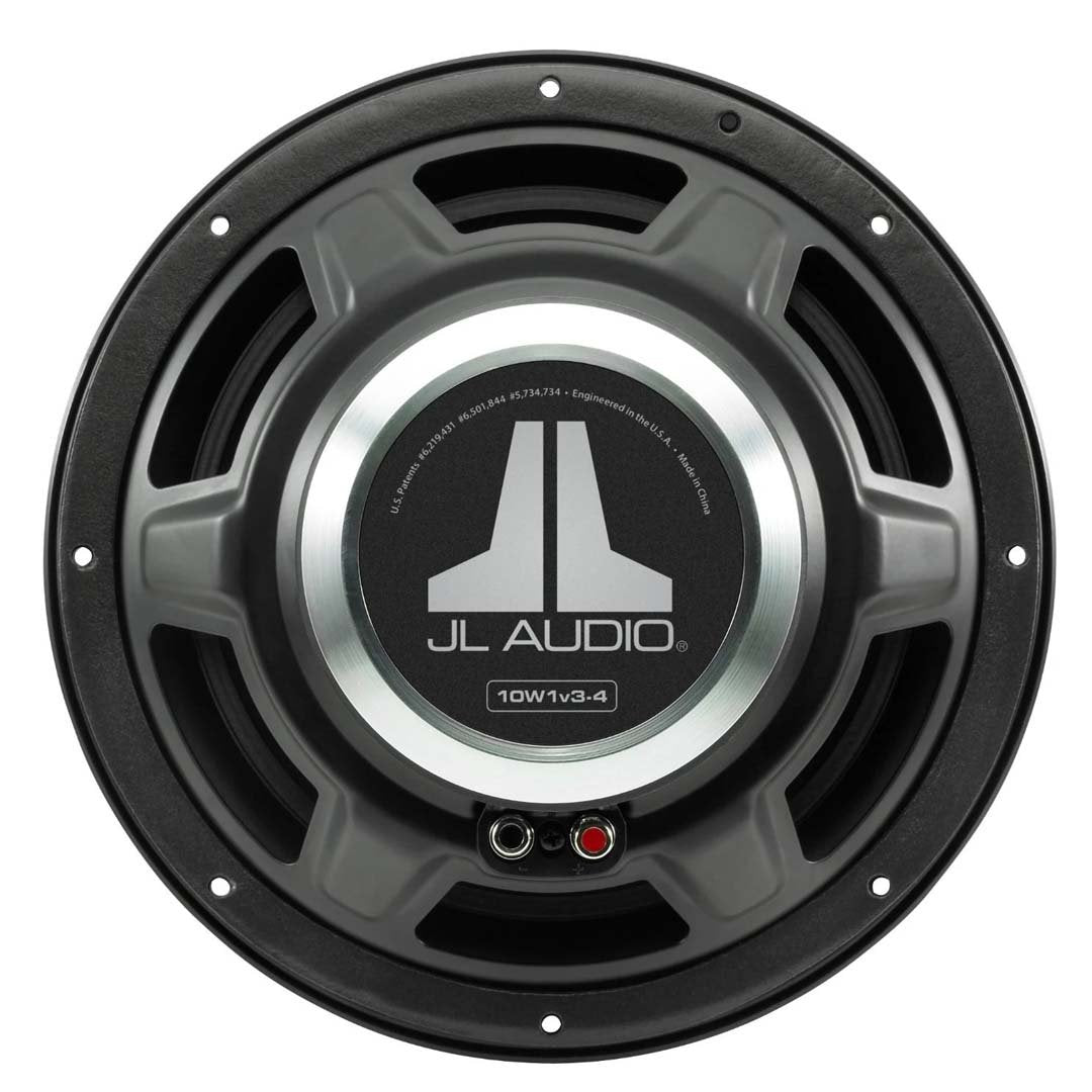 JL Audio 10W1v3-4, W1 Series 10"  Single 4-Ohm Subwoofer, 300W (OB)