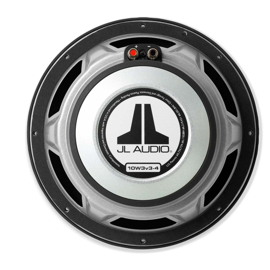 JL Audio 10W3v3-2, W3 Series 10" Single 2-Ohm Subwoofer, 500W (OB)