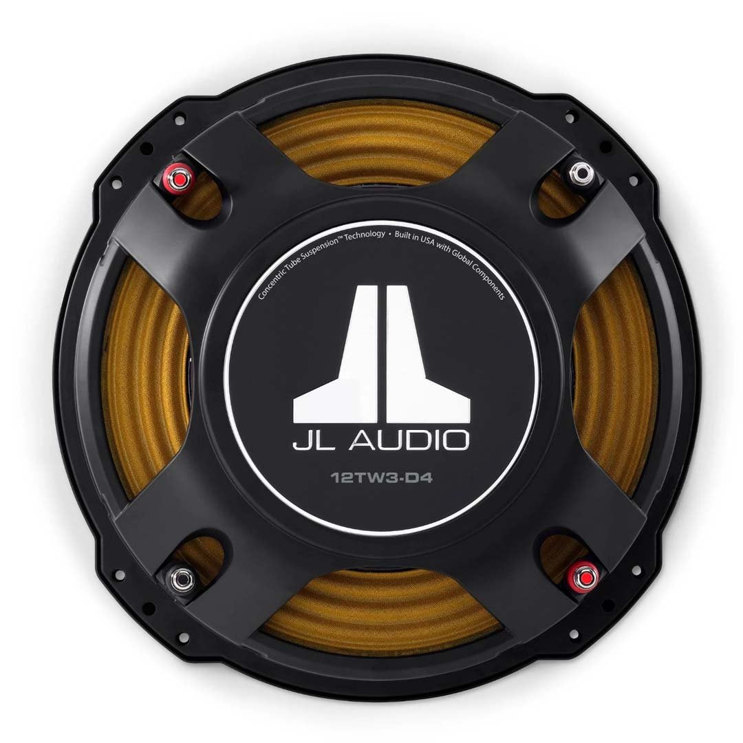 JL Audio 12TW3-D4, TW3 12" Dual 4-Ohm Subwoofer, 400W (OB)