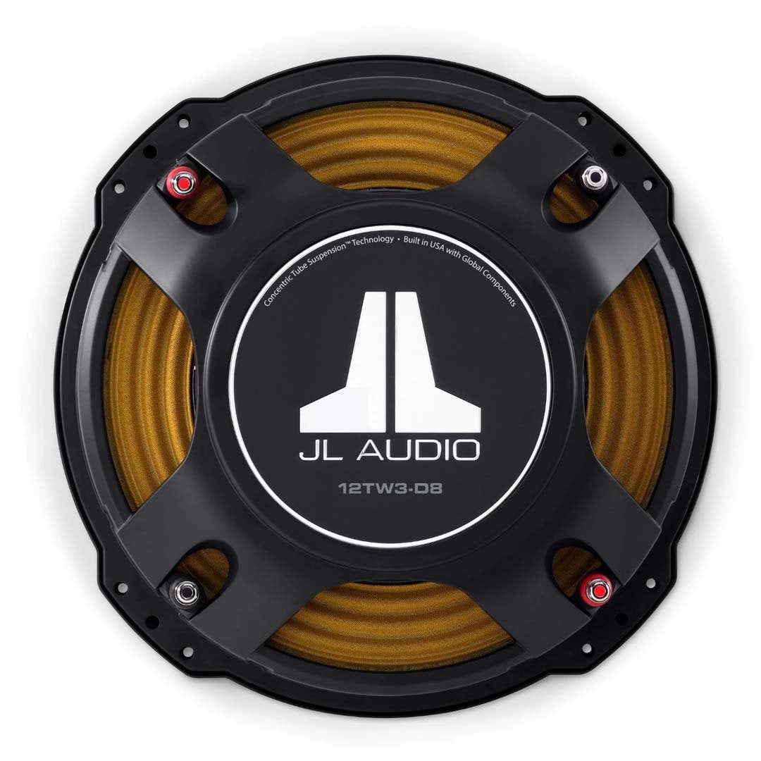JL Audio 12TW3-D8, TW3 12" Dual 8-Ohm Subwoofer, 400W (OB)