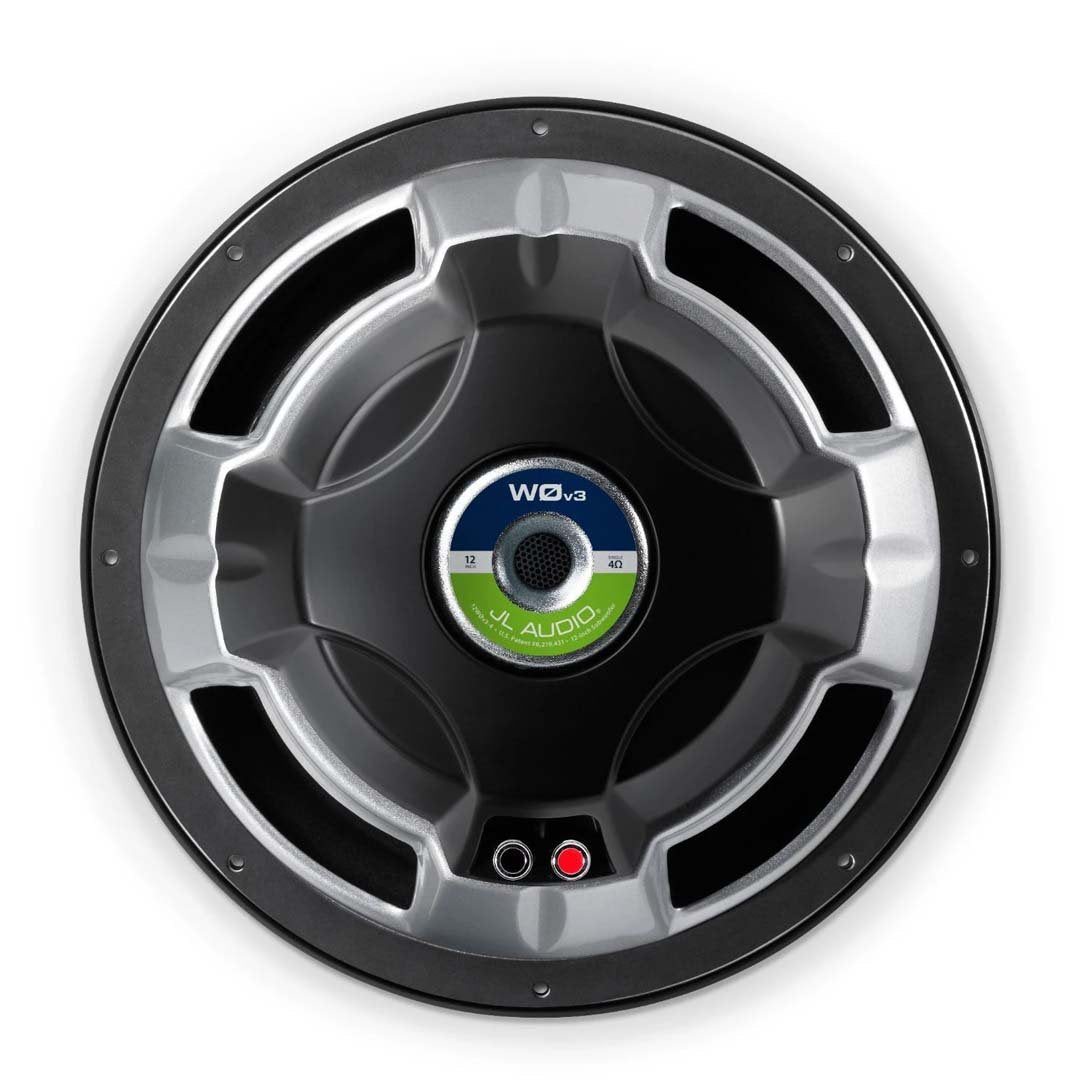 JL Audio 12W0v3-4, W0 Series 12" Single 4-ohm Subwoofer, 300W (OB)