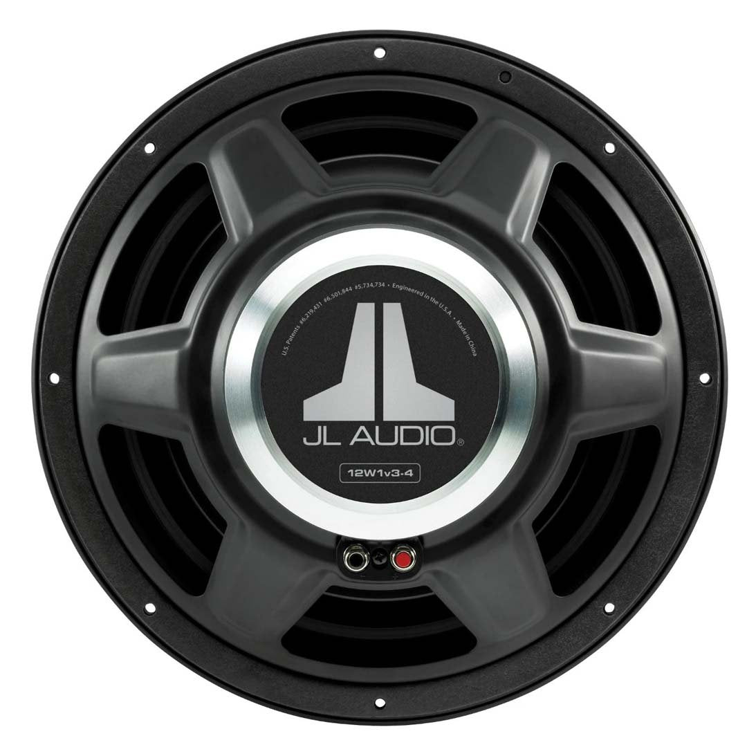 JL Audio 12W1v3-4, W1 Series 12"  Single 4-Ohm Subwoofer, 300W (OB)