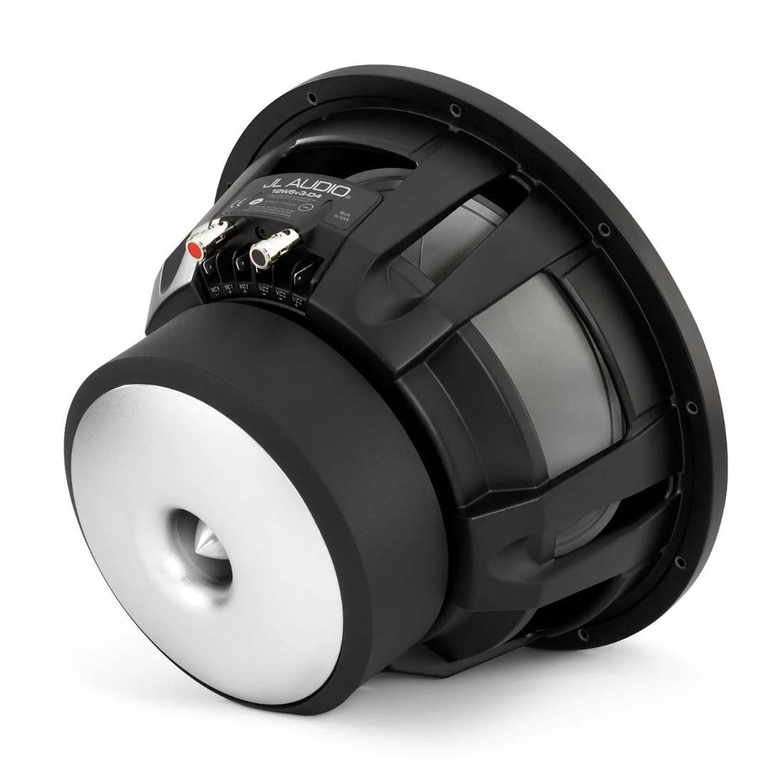 JL Audio 12W6v3-D4, W6 Series 12" Dual 4-Ohm Subwoofer, 600W (OB)