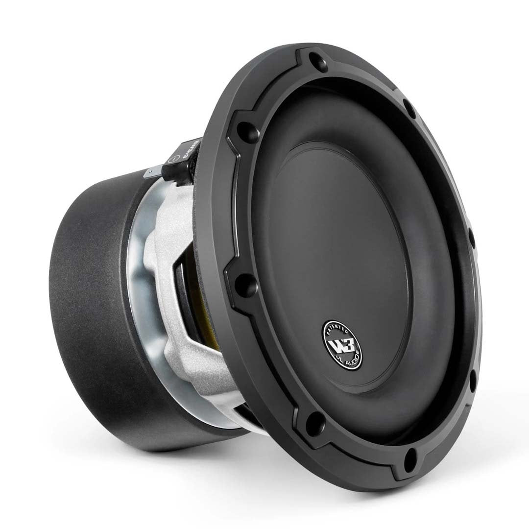 JL Audio 6W3v3-4, W3 Series 6" Single 4-Ohm Subwoofer, 150W (OB)