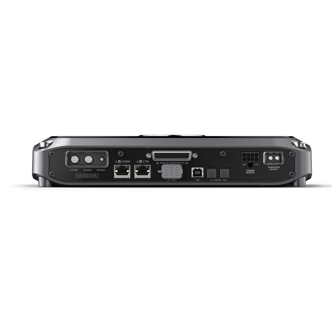 JL Audio JL-VX1000/5i, VXi Series Class D 5 Channel Amplifier w/ Integrated DSP, 1000W (OB)
