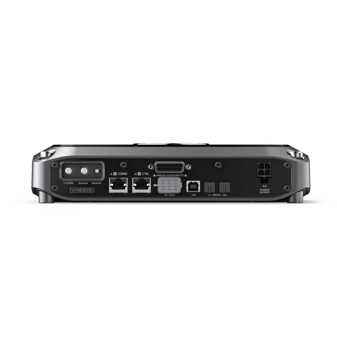 JL Audio JL-VX600/2i, VXi Series Class D 2 Channel Amplifier w/ Integrated DSP, 600W (OB)