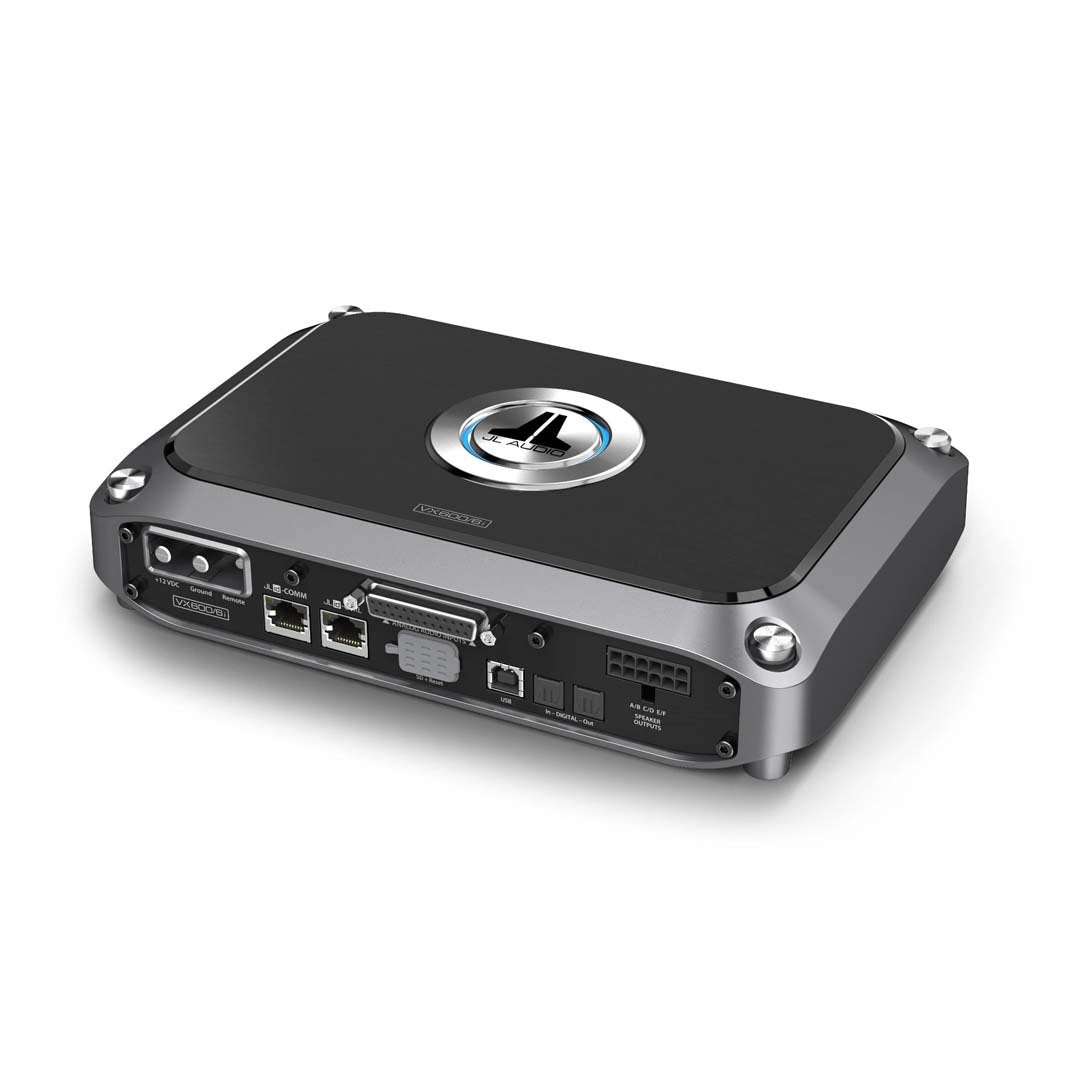 JL Audio JL-VX600/6i, VXi Series Class D 6 Channel Amplifier w/ Integrated DSP, 600W (OB)