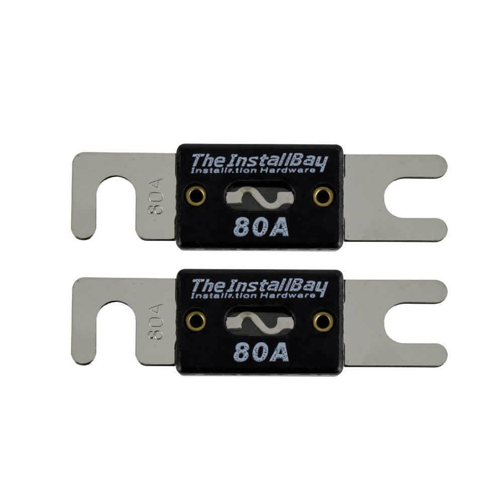 Install Bay ANL80, 80 AMP ANL Fuse - 2 Pack