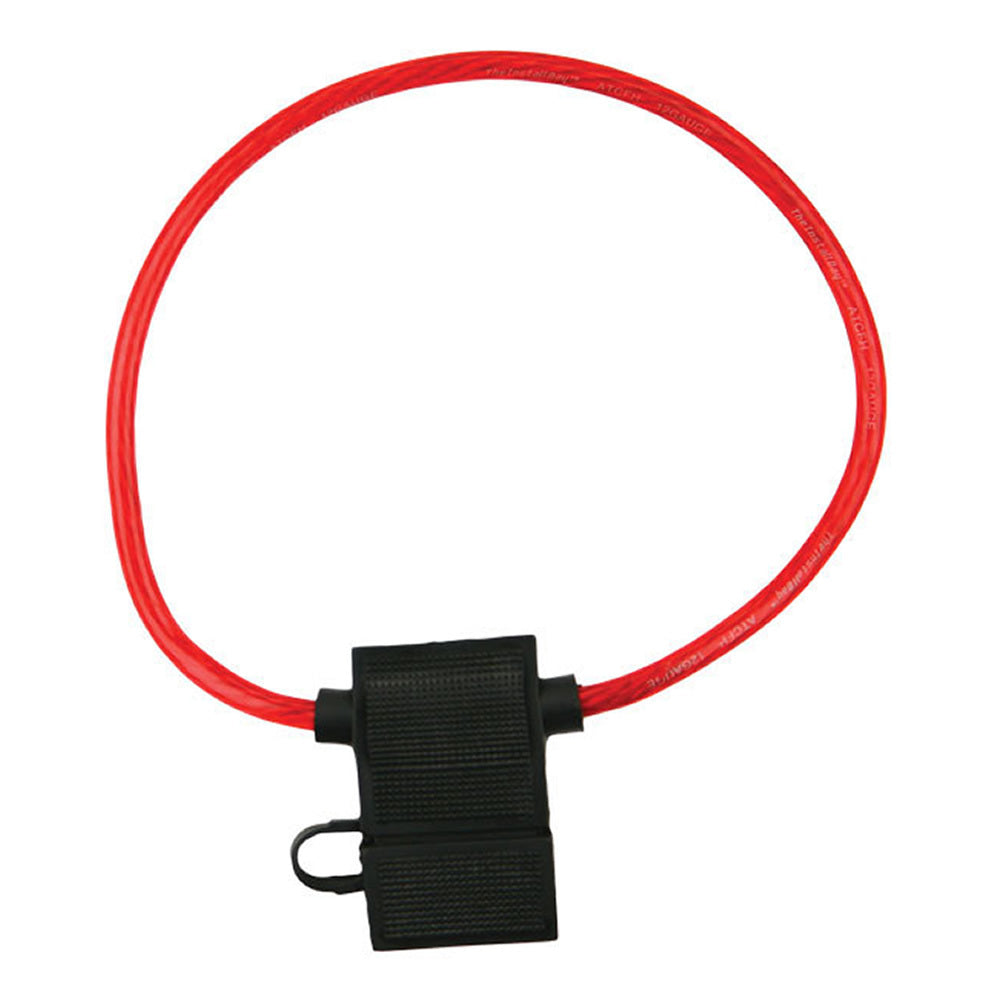 Install Bay ATFH12MC-10, ATM Fuse Holder With Cover 12 Gauge - Package of 10