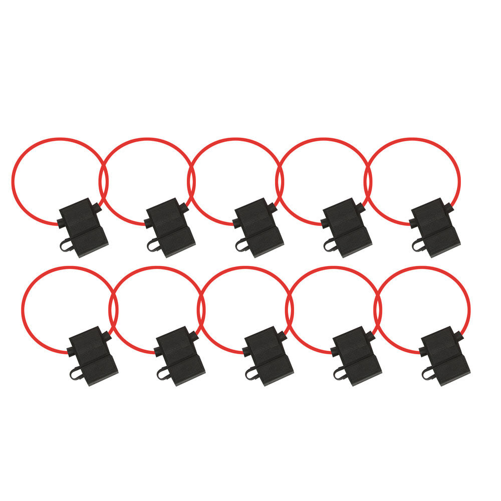 Install Bay ATFH16MC-10, ATM Fuse Holder With Cover 16 Gauge - Package of 10