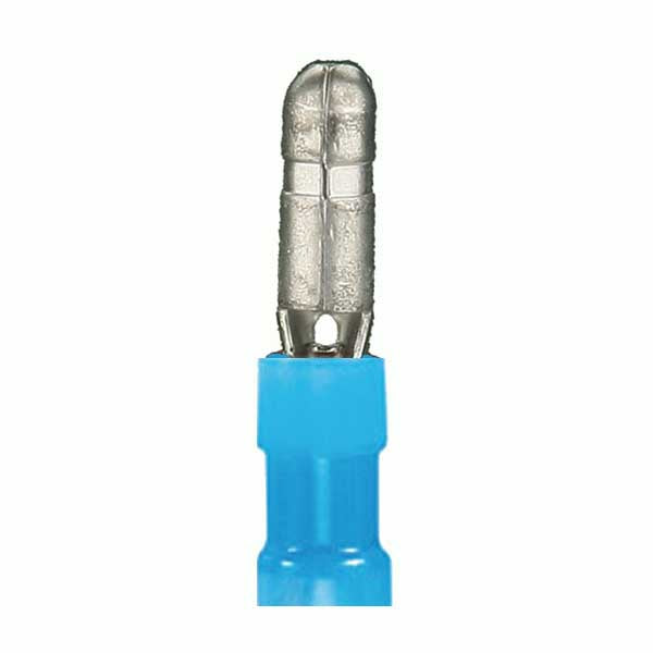 Install Bay BNMB180, Blue Nylon Male Bullet Connector 16-14 Gauge.180 100P