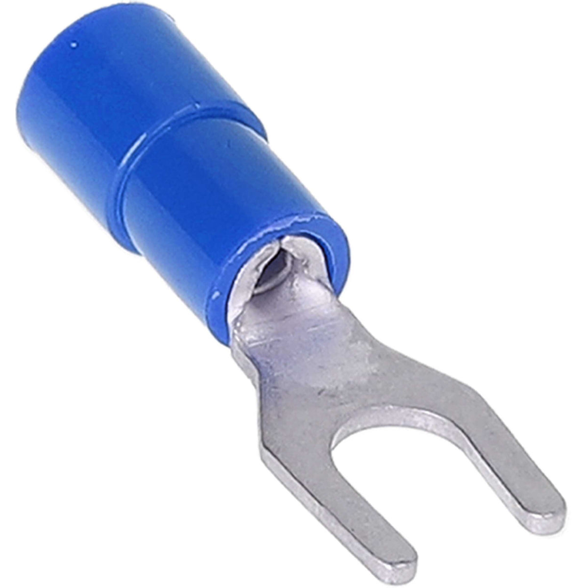 Install Bay BNST8, Blue Nylon Spade Terminals 16-14 Gauge #8 - Package of 100