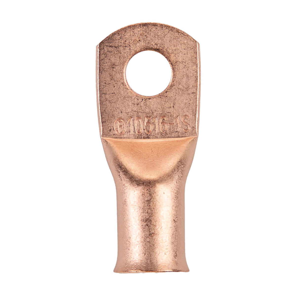 Install Bay CUR10516, Copper Uninsulated Ring Terminal 1/0 Gauge 5/16 inch