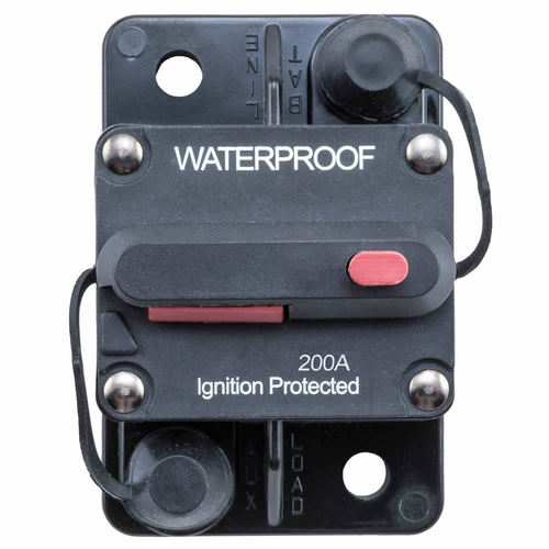 Install Bay E-CB200MR, Circuit Breaker Manual Reset IP67 Rated - 200 Amp