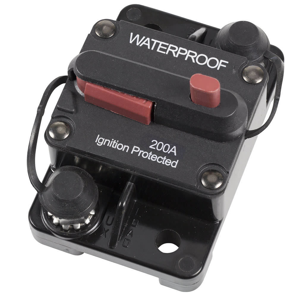 Install Bay E-CB200MR, Circuit Breaker Manual Reset IP67 Rated - 200 Amp
