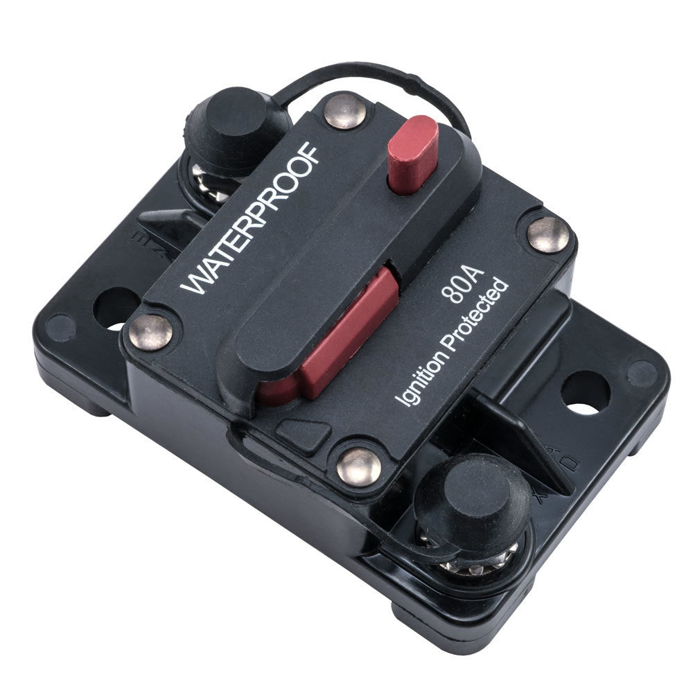Install Bay E-CB80MR, Circuit Breaker Manual Reset IP67 Rated - 80 Amp