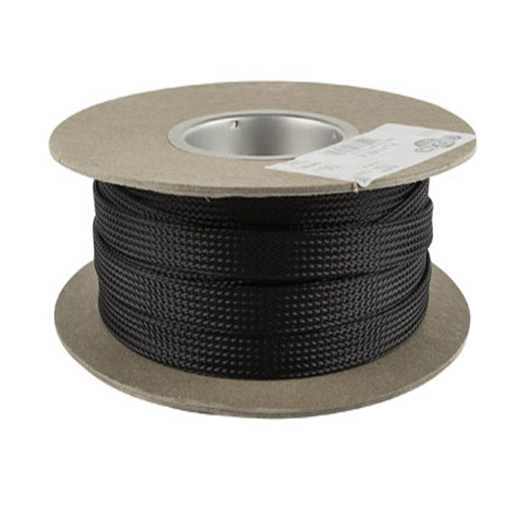 Install Bay FLX14BLK, 1/4in Expandable Sleeving Black - 200 Feet