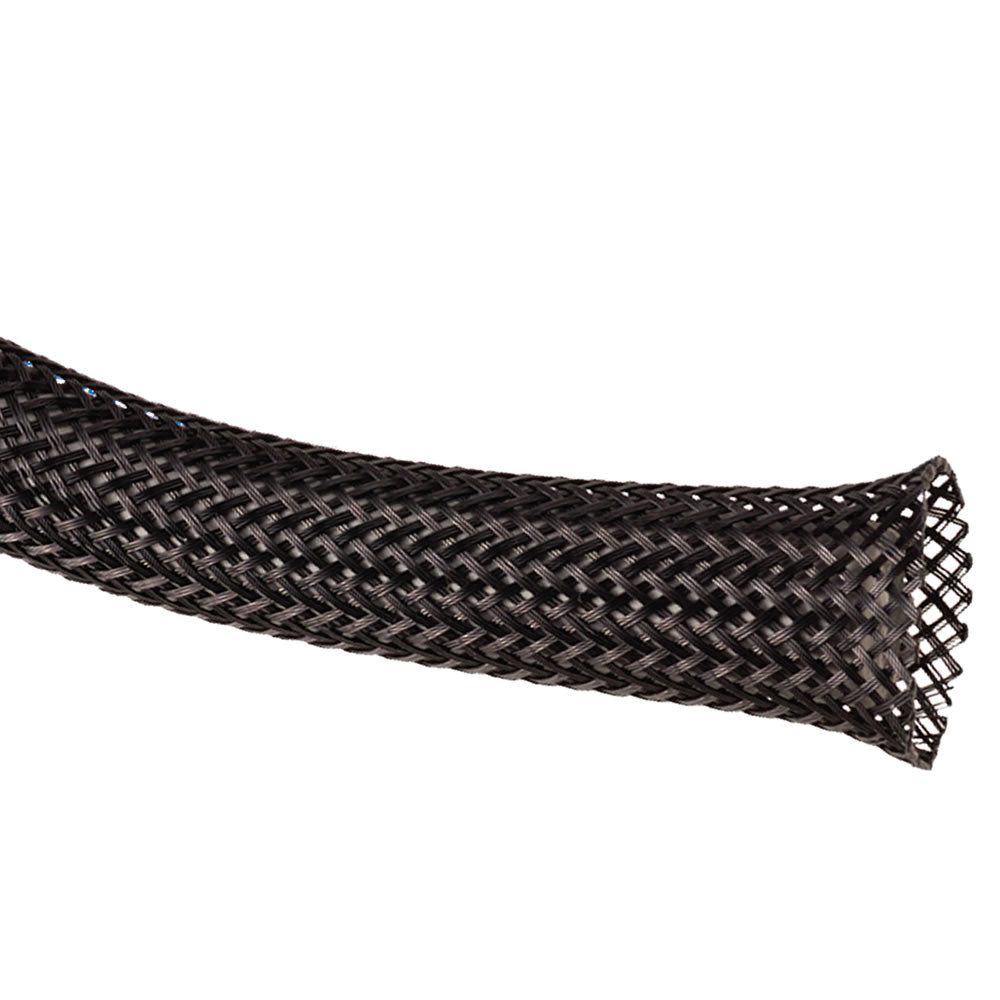 Install Bay FLX38BLK, 3/8in Expandable Sleeving Black - 125 Feet