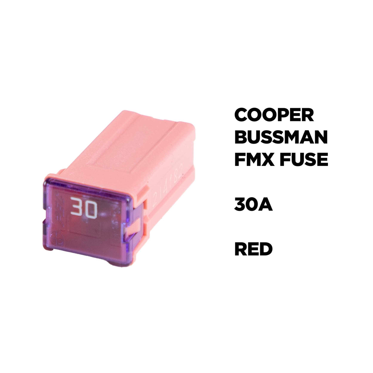 Install Bay FMX-30, USA Cooper Bussmann FMX Fuse - 30 Amp