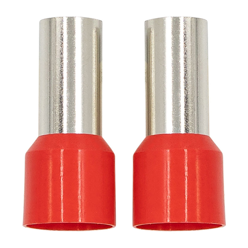Install Bay FRL4RD,  Red 4GA Ferrules 50/Bag