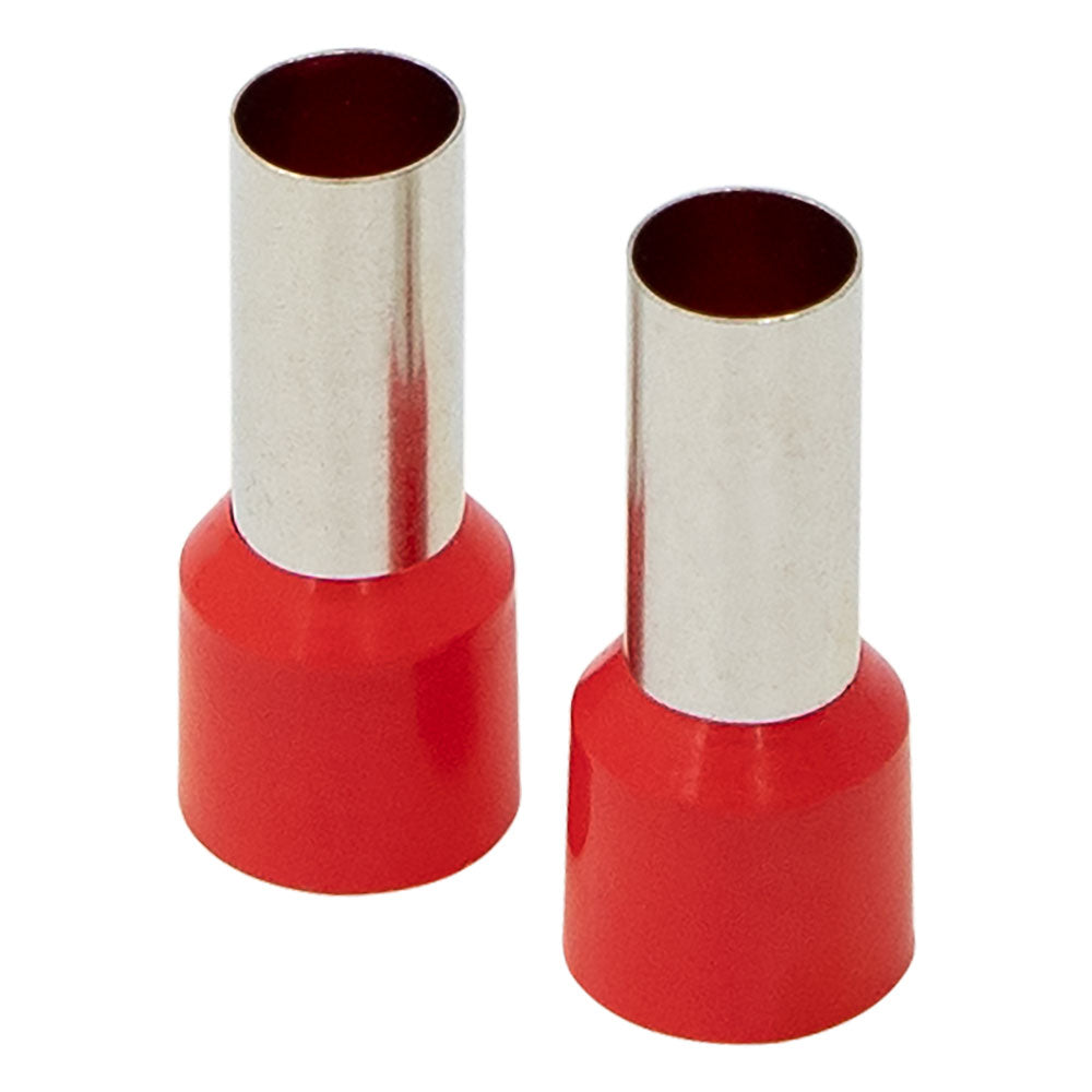 Install Bay FRL4RD,  Red 4GA Ferrules 50/Bag