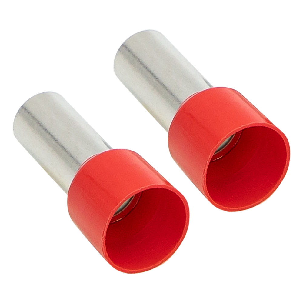 Install Bay FRL4RD,  Red 4GA Ferrules 50/Bag