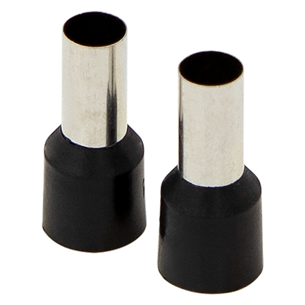 Install Bay FRL8BK,  Black 8GA  Ferrules 50/Bag