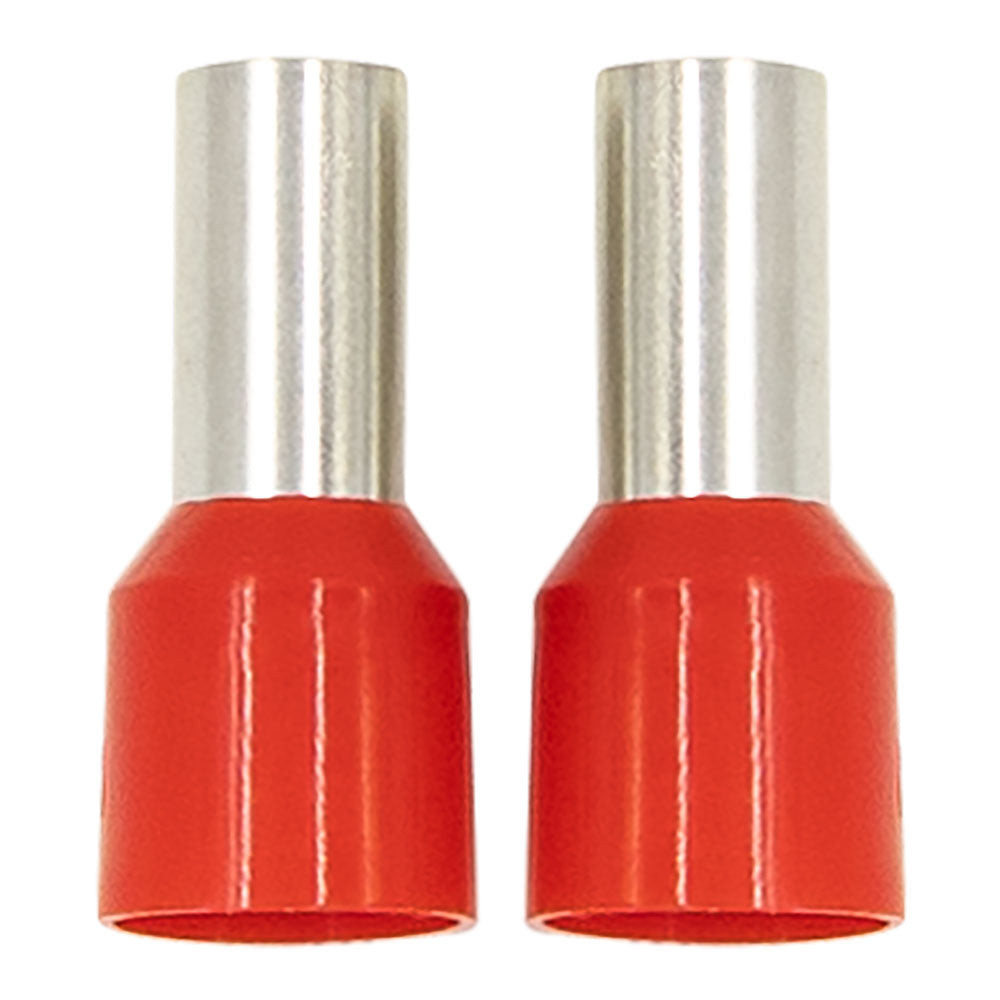 Install Bay FRL8RD,  Red 8GA  Ferrules 50/Bag
