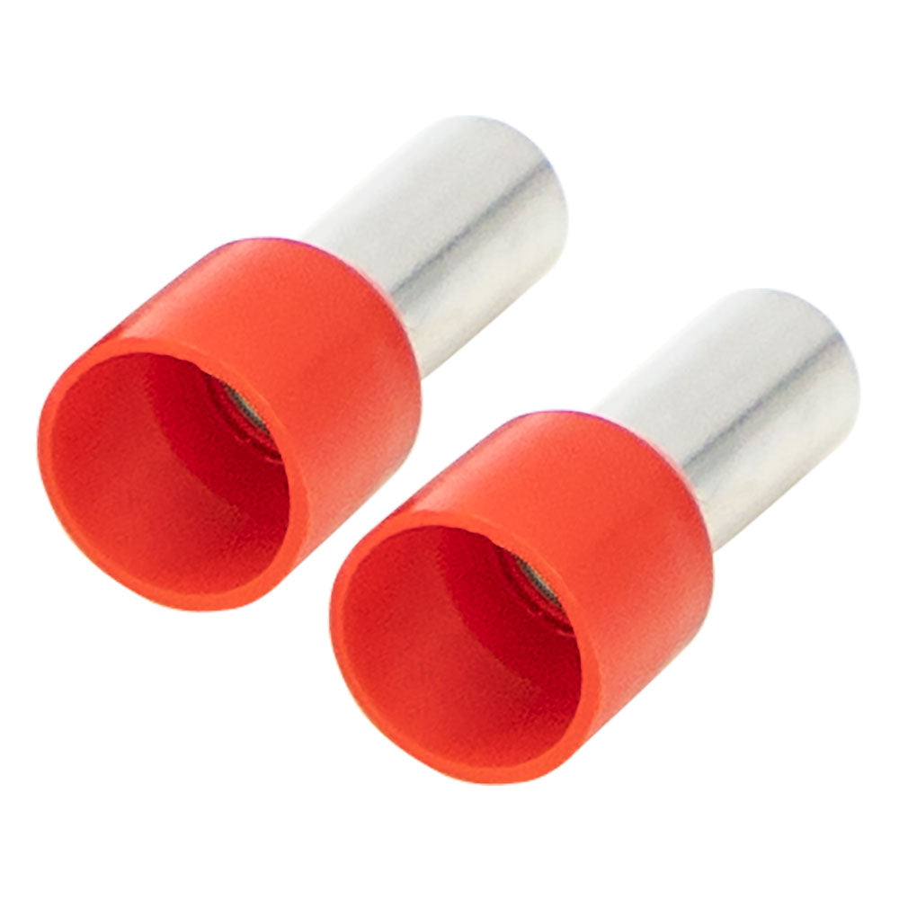 Install Bay FRL8RD,  Red 8GA  Ferrules 50/Bag
