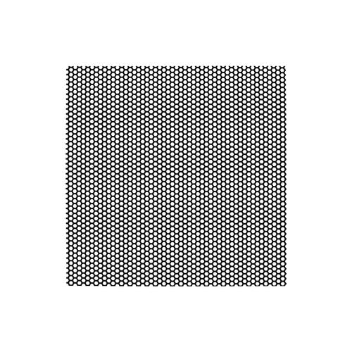 Install Bay IBGMHC18, Metal Mesh Speaker Grille Material 7mm Thick - 18'X18" Honeycomb Hex Patern