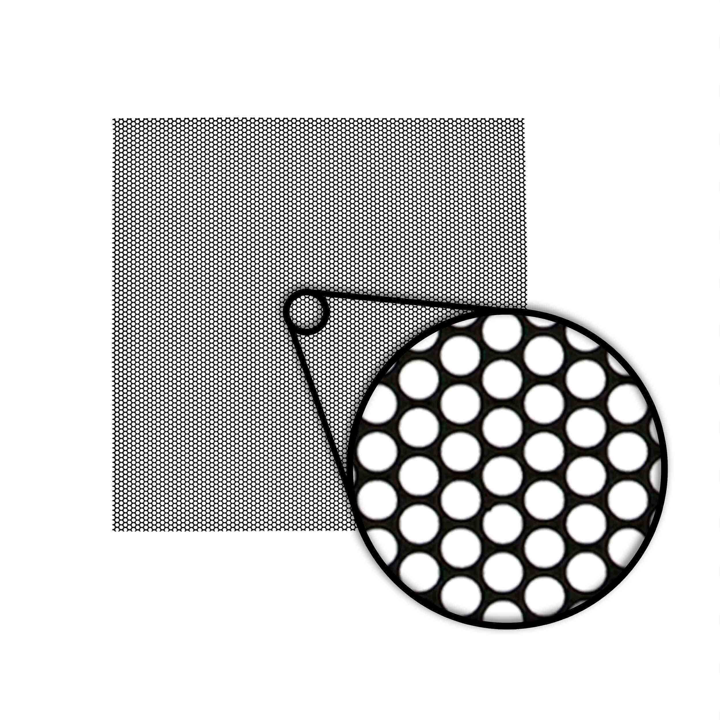 Install Bay IBGMSC18, Metal Mesh Speaker Grille Material 7mm Thick - 18'X18" Small Circle Patern