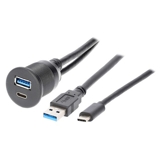 Install Bay IBR114, USB and USB-C charger and data