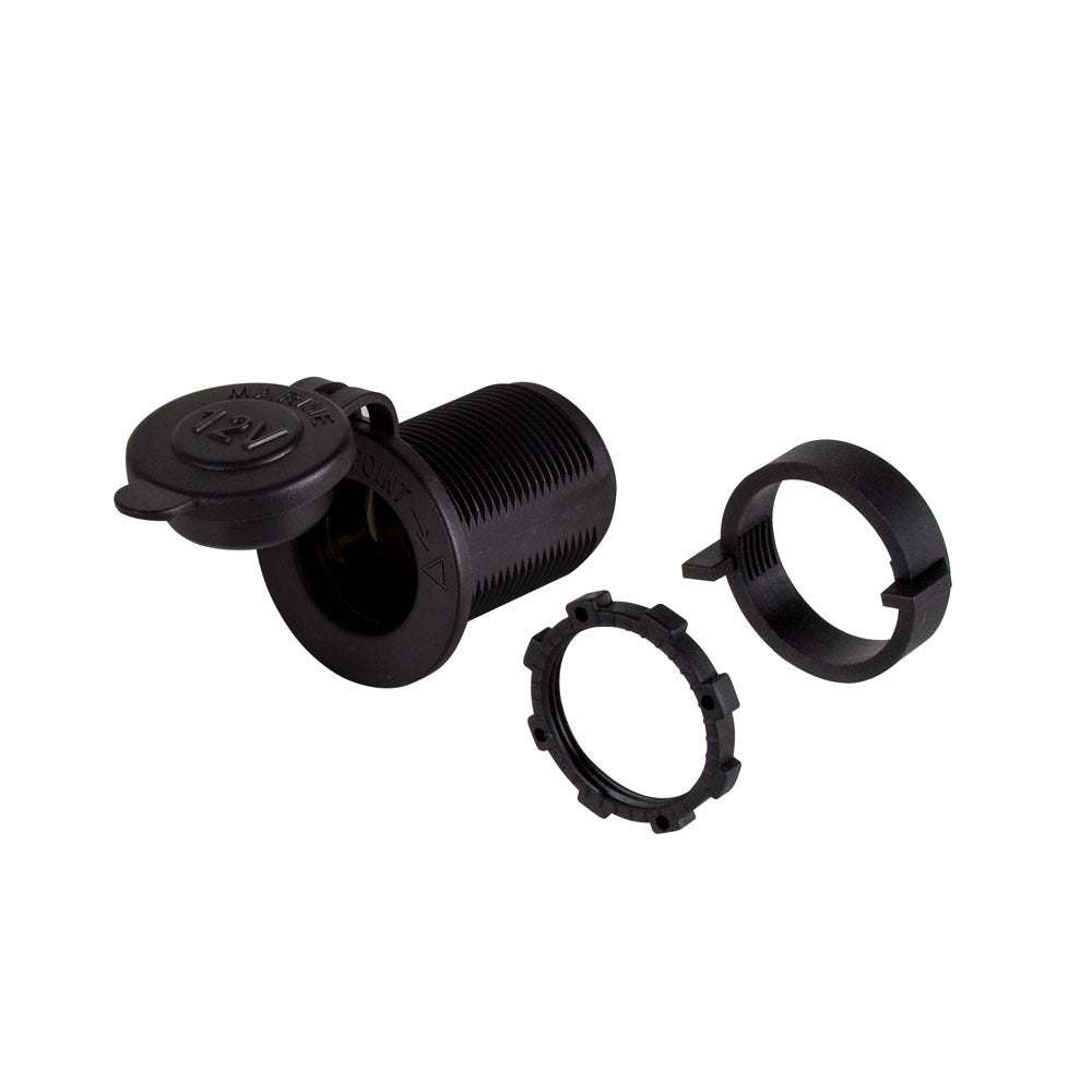 Install Bay IBR58, 12V Power Socket Water Resistant W/Cover - Retail Pack