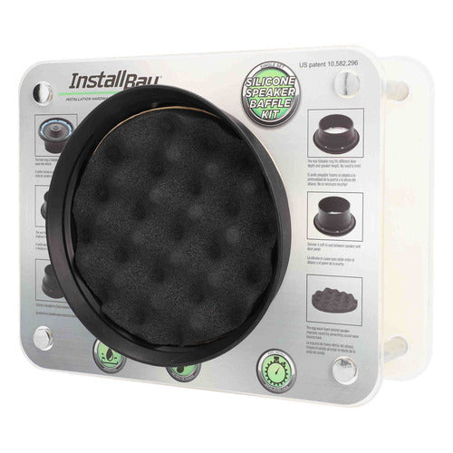 Install Bay IBSBFDISP, Silicone Baffle Display - Clear, Thick Plexi w/Metal Posts