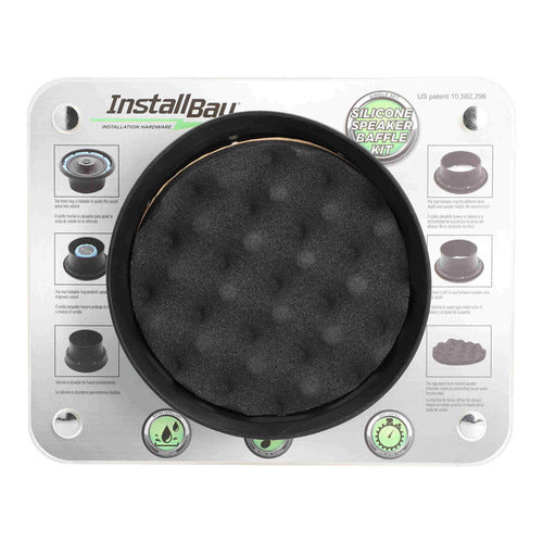Install Bay IBSBFDISP, Silicone Baffle Display - Clear, Thick Plexi w/Metal Posts