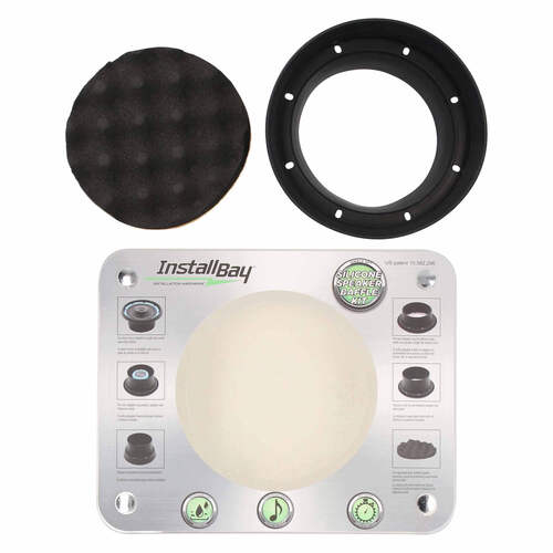 Install Bay IBSBFDISP, Silicone Baffle Display - Clear, Thick Plexi w/Metal Posts