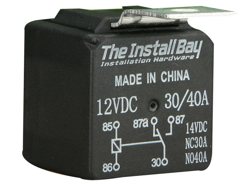 Install Bay RL3040, Economy 12 Volt 30/40 Amp Relay