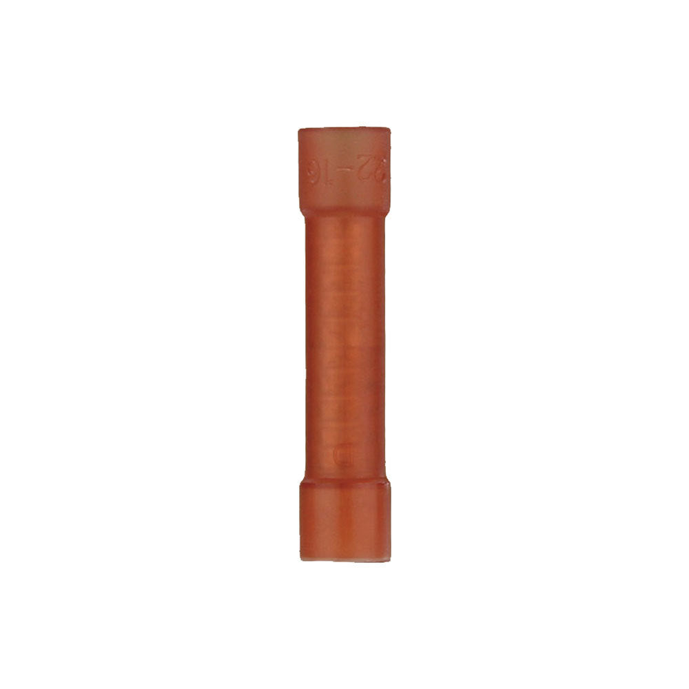 Install Bay RNBC-5, Red Nylon Butt Connector 22-18 Gauge Package of 500