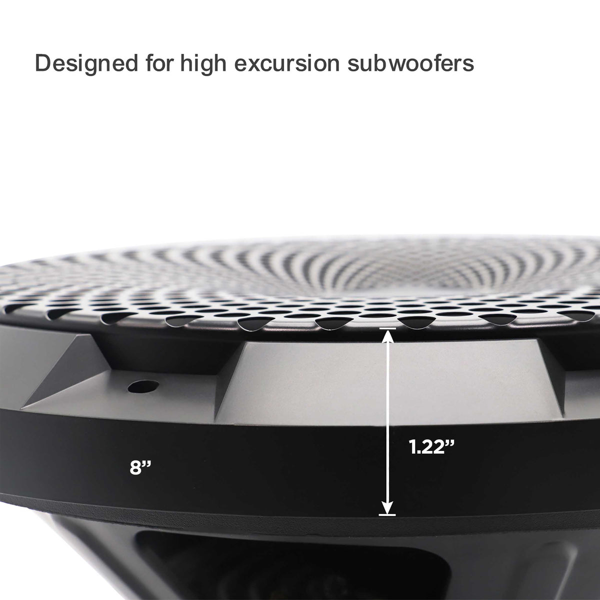 Install Bay SG8, SPEAKER GRILLE 8" SINGLE