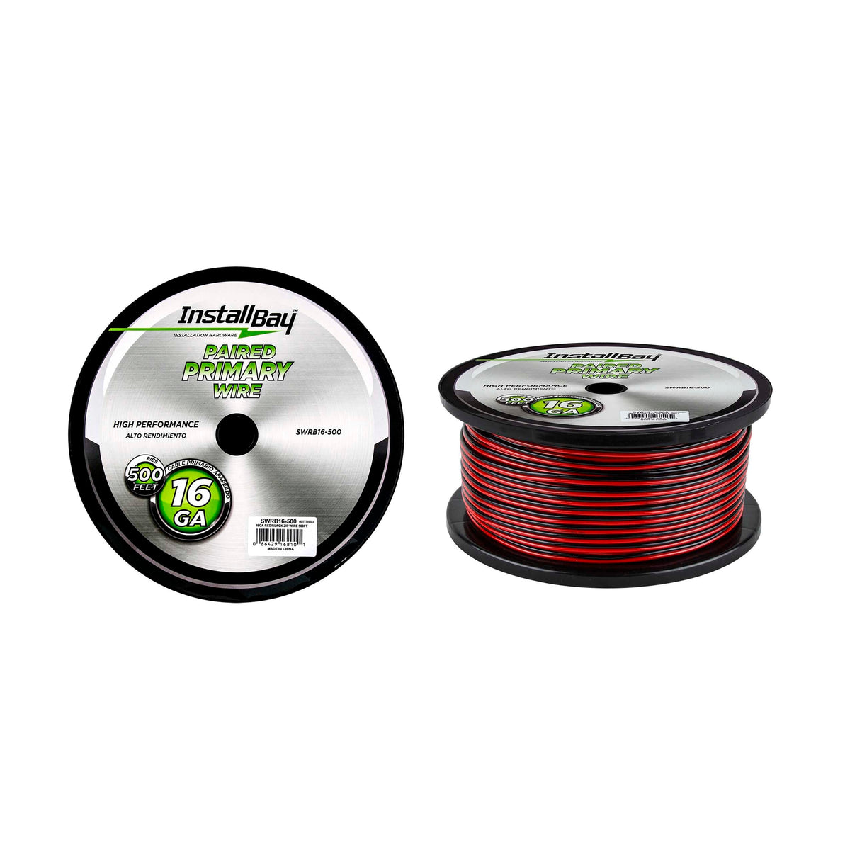 Install Bay SWRB16-500, Speaker Wire 16 Gauge Red-Black Paired - Coil of 500 feet