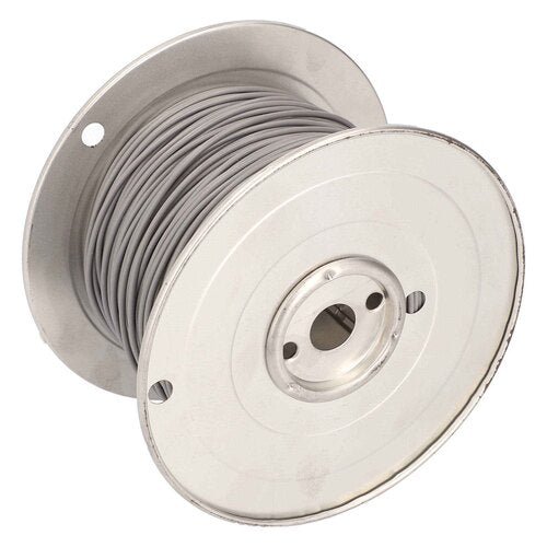 Install Bay US18500GY, 18 Ga US GPT All Copper Primary Wire Gray - Coil Of 500 Ft