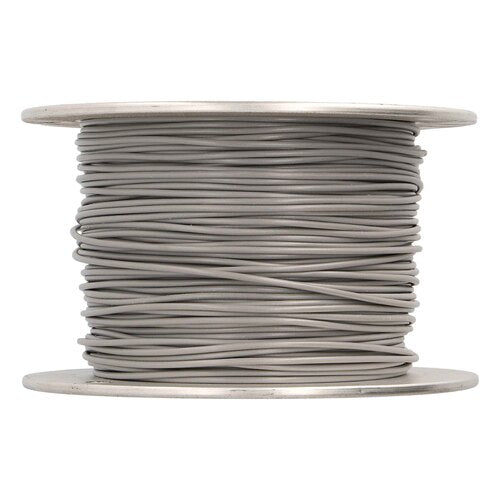Install Bay US18500GY, 18 Ga US GPT All Copper Primary Wire Gray - Coil Of 500 Ft