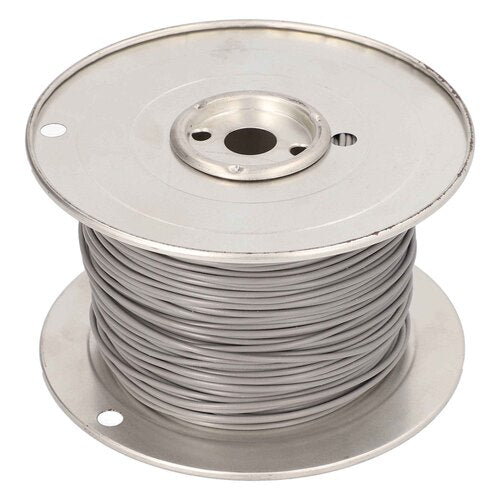 Install Bay US18500GY, 18 Ga US GPT All Copper Primary Wire Gray - Coil Of 500 Ft
