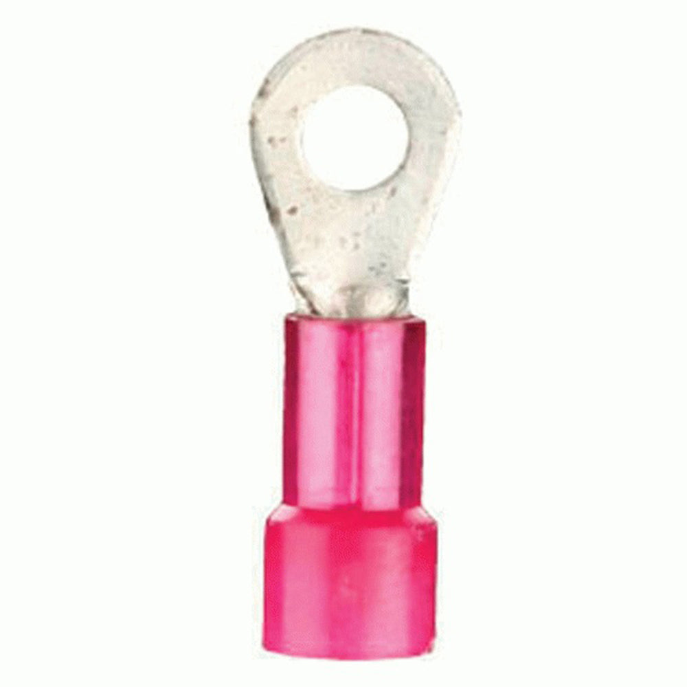 Install Bay RNRT14, Red Nylon Ring Terminal 22-18 Gauge 1/4 inch - Package of 10