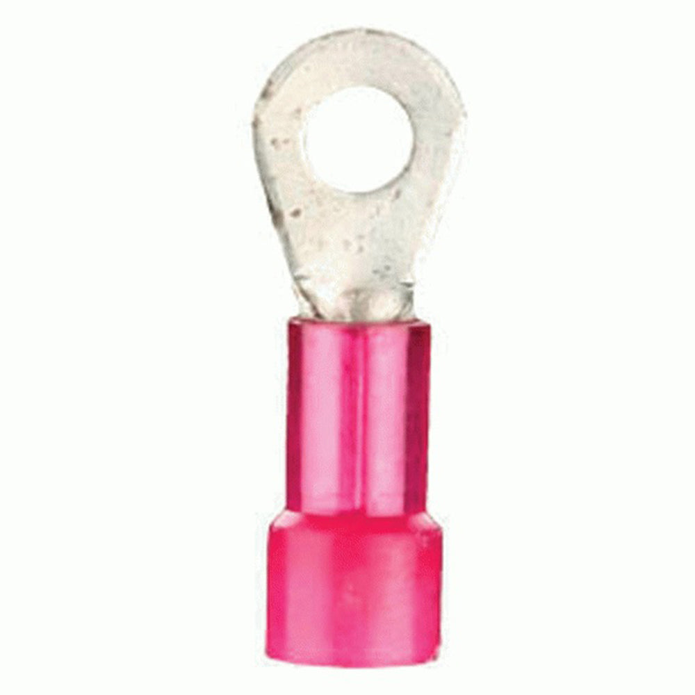 Install Bay RNRT38, Red Nylon Ring Terminal 22-18 Gauge 3/8 inch - Package of 10
